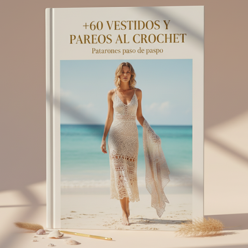 +60 Pareos y Vestidos de Playa al Crochet